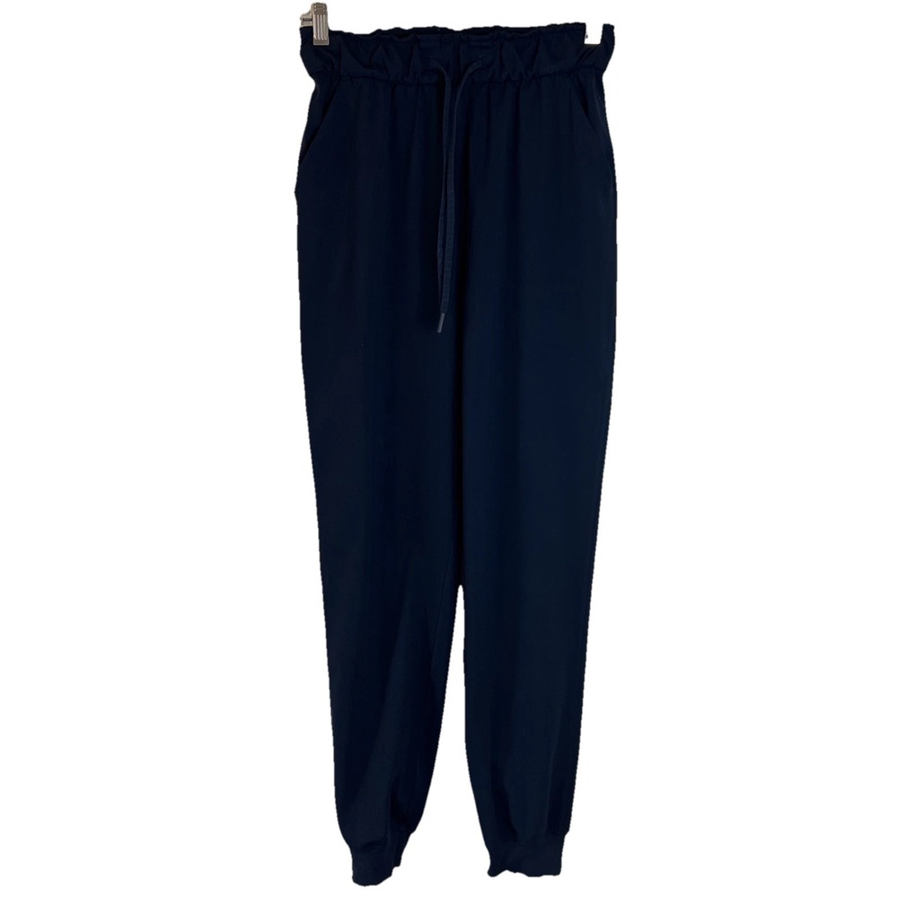 Lululemon Womens On The Fly Jogger Pants Size 4 Navy Blue Casual Running‎